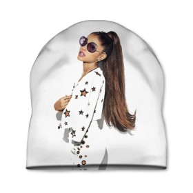 Шапка 3D с принтом ARIANA GRANDE. в городе Новоалтайск, 100% полиэстер | универсальный размер, печать по всей поверхности изделия | ariana grande | k bye for now | nickelodeon | американская актриса | ари | ариана | ариана гранде | ариана гранде бутера | грандес | королевы крика | селена гомез