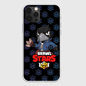 Чехол для iPhone 12 Pro Max с принтом BRAWL STARS CROW в городе Новоалтайск, Силикон |  | Тематика изображения на принте: bea | bibi | brawl stars | colt | crow | el brown | leon | leon shark | max | nita | sally leon | shark | акула | беа | берли | биби | бравл старс | браун | ворон | кольт | леон | леон акула | макс | нита | шелли