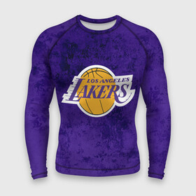 Мужской рашгард 3D с принтом LA LAKERS в городе Новоалтайск,  |  | Тематика изображения на принте: america | basketball | kobe bryant | la | la lakers | lakers | los angeles lakers | nba | usa | баскетбол | кобе брайант | лос анджелес лейкерс | нба | сша