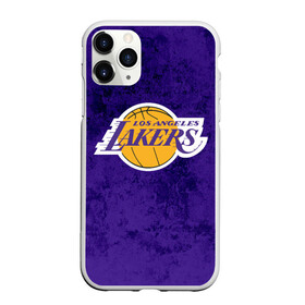 Чехол для iPhone 11 Pro Max матовый с принтом LA LAKERS в городе Новоалтайск, Силикон |  | Тематика изображения на принте: america | basketball | kobe bryant | la | la lakers | lakers | los angeles lakers | nba | usa | баскетбол | кобе брайант | лос анджелес лейкерс | нба | сша