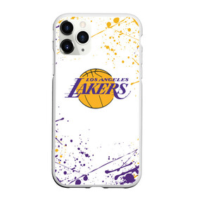 Чехол для iPhone 11 Pro Max матовый с принтом LA LAKERS в городе Новоалтайск, Силикон |  | Тематика изображения на принте: america | basketball | kobe bryant | la | la lakers | lakers | los angeles lakers | nba | usa | баскетбол | кобе брайант | лос анджелес лейкерс | нба | сша