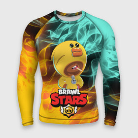 Мужской рашгард 3D с принтом BRAWL STARS SALLY LEON. в городе Новоалтайск,  |  | bea | bibi | brawl stars | colt | crow | el brown | leon | leon shark | max | nita | sally leon | shark | акула | беа | берли | биби | бравл старс | браун | ворон | кольт | леон | леон акула | макс | нита | шелли
