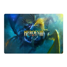 Магнитный плакат 3Х2 с принтом Heroes of Might and Magic в городе Новоалтайск, Полимерный материал с магнитным слоем | 6 деталей размером 9*9 см | game | heroes | heroes of might and magic | homm | might and magic | ubisoft | герои | герои меча | герои меча и магии | игра