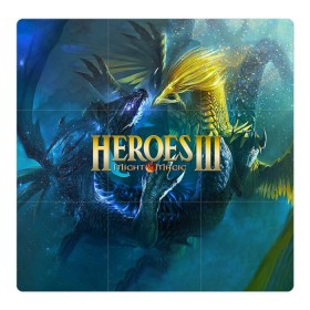 Магнитный плакат 3Х3 с принтом Heroes of Might and Magic в городе Новоалтайск, Полимерный материал с магнитным слоем | 9 деталей размером 9*9 см | game | heroes | heroes of might and magic | homm | might and magic | ubisoft | герои | герои меча | герои меча и магии | игра