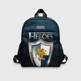 Детский рюкзак 3D с принтом Heroes of Might and Magic в городе Новоалтайск, 100% полиэстер | лямки с регулируемой длиной, сверху петелька, чтобы рюкзак можно было повесить на вешалку. Основное отделение закрывается на молнию, как и внешний карман. Внутри дополнительный карман. По бокам два дополнительных кармашка | game | heroes | heroes of might and magic | homm | might and magic | ubisoft | герои | герои меча | герои меча и магии | игра