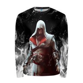 Мужской лонгслив 3D с принтом ASSASSIN`S CREED в городе Новоалтайск, 100% полиэстер | длинные рукава, круглый вырез горловины, полуприлегающий силуэт | 