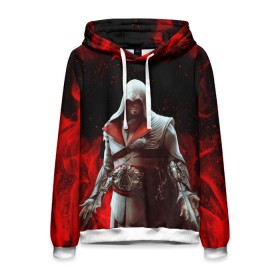 Мужская толстовка 3D с принтом ASSASSIN`S CREED в городе Новоалтайск, 100% полиэстер | двухслойный капюшон со шнурком для регулировки, мягкие манжеты на рукавах и по низу толстовки, спереди карман-кенгуру с мягким внутренним слоем. | slayer | асасин | ассасин крид | ассассин | тамплиеры