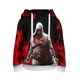 Детская толстовка 3D с принтом ASSASSIN`S CREED в городе Новоалтайск, 100% полиэстер | двухслойный капюшон со шнурком для регулировки, мягкие манжеты на рукавах и по низу толстовки, спереди карман-кенгуру с мягким внутренним слоем | slayer | асасин | ассасин крид | ассассин | тамплиеры
