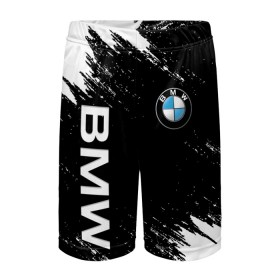 Детские спортивные шорты 3D с принтом BMW в городе Новоалтайск,  100% полиэстер
 | пояс оформлен широкой мягкой резинкой, ткань тянется
 | bmw | bmw performance | m | motorsport | performance | бмв | моторспорт