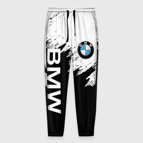 Мужские брюки 3D с принтом BMW в городе Новоалтайск, 100% полиэстер | манжеты по низу, эластичный пояс регулируется шнурком, по бокам два кармана без застежек, внутренняя часть кармана из мелкой сетки | bmw | bmw performance | m | motorsport | performance | бмв | моторспорт