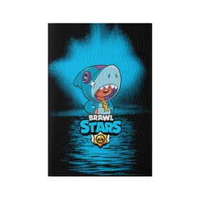 Обложка для паспорта матовая кожа с принтом Brawl stars leon shark в городе Новоалтайск, натуральная матовая кожа | размер 19,3 х 13,7 см; прозрачные пластиковые крепления | bea | bib | brawl stars | crow | el brown | leon | max | nita | sally leon | shark | акула | биа | биби | бравл старс | ворон | игра | леон | макс | нита | оборотень | салли леон | сэлли леон | шарк | эл браун