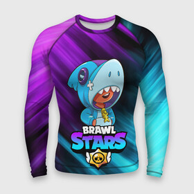 Мужской рашгард 3D с принтом BRAWL STARS LEON SHARK в городе Новоалтайск,  |  | bibi | brawl stars | crow | el brown | leon | leon shark | max | sally leon | shark | stars | werewolf | акула | биби | ворон | леон | оборотень
