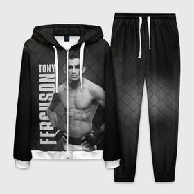 Мужской костюм 3D с принтом Tony Ferguson в городе Новоалтайск, 100% полиэстер | Манжеты и пояс оформлены тканевой резинкой, двухслойный капюшон со шнурком для регулировки, карманы спереди | el cucuy | ferguson | mma | tony | tony ferguson | ufc | арманн | бокс | борьба | джиу джитсу | кукуй | тони | тони фергюсон | фергюсон | эль | эль кукуй | энтони