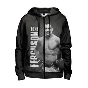 Детская толстовка 3D на молнии с принтом Tony Ferguson в городе Новоалтайск, 100% полиэстер |  манжеты и пояс оформлены широкой мягкой резинкой, двухслойный капюшон со шнурком для регулировки, спереди карманы и застежка-молния
 | el cucuy | ferguson | mma | tony | tony ferguson | ufc | арманн | бокс | борьба | джиу джитсу | кукуй | тони | тони фергюсон | фергюсон | эль | эль кукуй | энтони