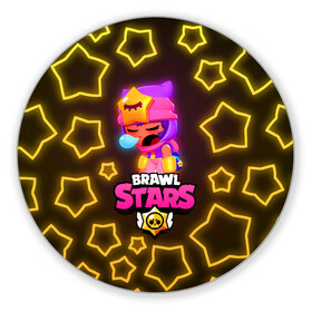 Коврик для мышки круглый с принтом Brawl Stars Sandy в городе Новоалтайск, резина и полиэстер | круглая форма, изображение наносится на всю лицевую часть | bea | bo | brawl stars | crow | dynamike | gt max | gt макс | max | mortis | sakura | sally leon | sally леон | sandy | sendy | sleepy sandy | spike | беа | бо | бравл | бравл старс | динамайк | дэррил | звёзды | кроу | леон. leon | макс | меха бо | меха 