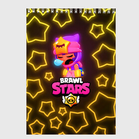 Скетчбук с принтом Brawl Stars Sandy в городе Новоалтайск, 100% бумага
 | 48 листов, плотность листов — 100 г/м2, плотность картонной обложки — 250 г/м2. Листы скреплены сверху удобной пружинной спиралью | Тематика изображения на принте: bea | bo | brawl stars | crow | dynamike | gt max | gt макс | max | mortis | sakura | sally leon | sally леон | sandy | sendy | sleepy sandy | spike | беа | бо | бравл | бравл старс | динамайк | дэррил | звёзды | кроу | леон. leon | макс | меха бо | меха 