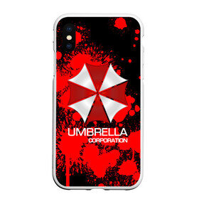 Чехол для iPhone XS Max матовый с принтом UMBRELLA CORP в городе Новоалтайск, Силикон | Область печати: задняя сторона чехла, без боковых панелей | biohazard | biohazard 7 | crocodile | fang | game | hand | monster | new umbrella | resident evil | resident evil 7 | umbrella | umbrella corp | umbrella corporation | zombie | обитель