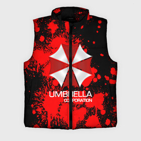 Мужской жилет утепленный 3D с принтом UMBRELLA CORP в городе Новоалтайск,  |  | biohazard | biohazard 7 | crocodile | fang | game | hand | monster | new umbrella | resident evil | resident evil 7 | umbrella | umbrella corp | umbrella corporation | zombie | обитель