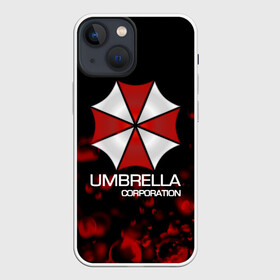 Чехол для iPhone 13 mini с принтом UMBRELLA CORP в городе Новоалтайск,  |  | biohazard | biohazard 7 | crocodile | fang | game | hand | monster | new umbrella | resident evil | resident evil 7 | umbrella | umbrella corp | umbrella corporation | zombie | обитель
