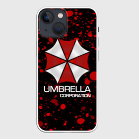Чехол для iPhone 13 mini с принтом UMBRELLA CORP в городе Новоалтайск,  |  | biohazard | biohazard 7 | crocodile | fang | game | hand | monster | new umbrella | resident evil | resident evil 7 | umbrella | umbrella corp | umbrella corporation | zombie | обитель