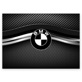 Поздравительная открытка с принтом BMW в городе Новоалтайск, 100% бумага | плотность бумаги 280 г/м2, матовая, на обратной стороне линовка и место для марки
 | amg | auto | bmw | honda | jdm | mercedes | nissan | porsche | racing | sport | toyota | автомобил | автомобильные | киа | лексус | марка | машины | митсубиси | ниссан | порше | спорт | субару | тесла | тойота | хонда