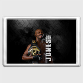 Магнит 45*70 с принтом Jon Jones / Джон Джонс в городе Новоалтайск, Пластик | Размер: 78*52 мм; Размер печати: 70*45 | jon | jon jones | jones | mma | ufc | бои без правил | джон | джон джонс | джонс | микс файт | мма