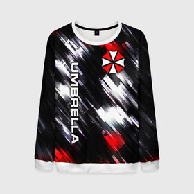 Мужской свитшот 3D с принтом UMBRELLA CORPORATION. в городе Новоалтайск, 100% полиэстер с мягким внутренним слоем | круглый вырез горловины, мягкая резинка на манжетах и поясе, свободная посадка по фигуре | corp | corporation | resident evil | umbrella | umbrella corporation | зомби апокалипсис | зонт | игра