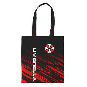 Шоппер 3D с принтом UMBRELLA CORPORATION. в городе Новоалтайск, 100% полиэстер | Плотность: 200 г/м2; Размер: 34×35 см; Высота лямок: 30 см | corp | corporation | resident evil | umbrella | umbrella corporation | зомби апокалипсис | зонт | игра