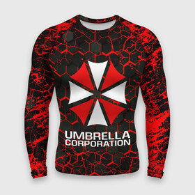 Мужской рашгард 3D с принтом UMBRELLA CORPORATION. в городе Новоалтайск,  |  | corp | corporation | resident evil | umbrella | umbrella corporation | зомби апокалипсис | зонт | игра