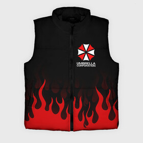 Мужской жилет утепленный 3D с принтом UMBRELLA CORPORATION. в городе Новоалтайск,  |  | corp | corporation | resident evil | umbrella | umbrella corporation | зомби апокалипсис | зонт | игра