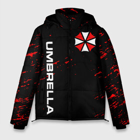 Мужская зимняя куртка 3D с принтом UMBRELLA CORPORATION в городе Новоалтайск, верх — 100% полиэстер; подкладка — 100% полиэстер; утеплитель — 100% полиэстер | длина ниже бедра, свободный силуэт Оверсайз. Есть воротник-стойка, отстегивающийся капюшон и ветрозащитная планка. 

Боковые карманы с листочкой на кнопках и внутренний карман на молнии. | Тематика изображения на принте: corp | corporation | resident evil | umbrella | umbrella corporation | зомби апокалипсис | зонт | игра