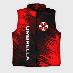 Мужской жилет утепленный 3D с принтом UMBRELLA CORPORATION. в городе Новоалтайск,  |  | corp | corporation | resident evil | umbrella | umbrella corporation | зомби апокалипсис | зонт | игра