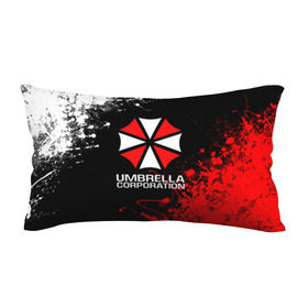 Подушка 3D антистресс с принтом UMBRELLA CORPORATION. в городе Новоалтайск, наволочка — 100% полиэстер, наполнитель — вспененный полистирол | состоит из подушки и наволочки на молнии | corp | corporation | resident evil | umbrella | umbrella corporation | зомби апокалипсис | зонт | игра
