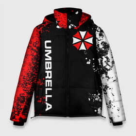 Мужская зимняя куртка 3D с принтом UMBRELLA CORPORATION в городе Новоалтайск, верх — 100% полиэстер; подкладка — 100% полиэстер; утеплитель — 100% полиэстер | длина ниже бедра, свободный силуэт Оверсайз. Есть воротник-стойка, отстегивающийся капюшон и ветрозащитная планка. 

Боковые карманы с листочкой на кнопках и внутренний карман на молнии. | Тематика изображения на принте: corp | corporation | resident evil | umbrella | umbrella corporation | зомби апокалипсис | зонт | игра