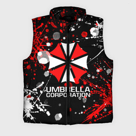 Мужской жилет утепленный 3D с принтом UMBRELLA CORPORATION. в городе Новоалтайск,  |  | corp | corporation | resident evil | umbrella | umbrella corporation | зомби апокалипсис | зонт | игра