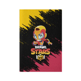 Обложка для паспорта матовая кожа с принтом BRAWL STARS MAX в городе Новоалтайск, натуральная матовая кожа | размер 19,3 х 13,7 см; прозрачные пластиковые крепления | bibi | brawl stars | crow | el brown | leon | leon shark | max | sally leon | shark | stars | werewolf | акула | биби | ворон | леон | оборотень