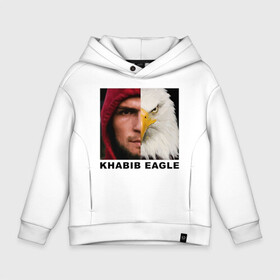Детское худи Oversize хлопок с принтом Хабиб Орел, Khabib Eagle в городе Новоалтайск, френч-терри — 70% хлопок, 30% полиэстер. Мягкий теплый начес внутри —100% хлопок | боковые карманы, эластичные манжеты и нижняя кромка, капюшон на магнитной кнопке | combat sambo | combat sport | khabib eagle | mixfight | mma | nurmagomrdov | sambo | боевое самбо | единоборства | ммаб khabib | нурмагомедов самбо | хабиб | хабиб орел
