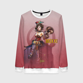 Женский свитшот 3D с принтом Mad Moxxi в городе Новоалтайск, 100% полиэстер с мягким внутренним слоем | круглый вырез горловины, мягкая резинка на манжетах и поясе, свободная посадка по фигуре | borderlands | borderlands 2 | borderlands 3 | mad moxxi | moxxi | безумная мокси | борда | бордерлендс | зеро | игра | игры | мокси | персонажи
