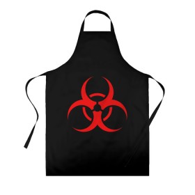 Фартук 3D с принтом Plague inc в городе Новоалтайск, 100% полиэстер | общий размер — 65 х 85 см, ширина нагрудника — 26 см, горловина — 53 см, длина завязок — 54 см, общий обхват в поясе — 173 см. Принт на завязках и на горловине наносится с двух сторон, на основной части фартука — только с внешней стороны | game | ncov2019 | plague inc | warning | вирус | знак | игра | китай | коронавирус | опасность | символ