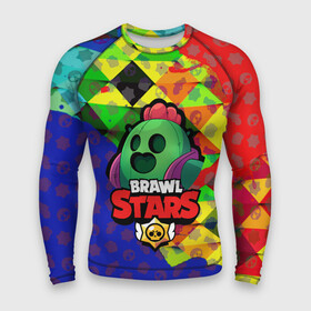 Мужской рашгард 3D с принтом BRAWL STARS SPIKE в городе Новоалтайск,  |  | 8 bit | bibi | brawl stars | brock | bull | crow | dinomike | el primo | leon | mobile game | nita | poko | ricochet | stars | tara | бравл старс | ворон | леон | мобильные игры