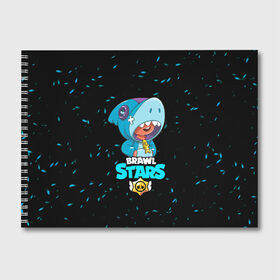 Альбом для рисования с принтом Brawl stars leon shark в городе Новоалтайск, 100% бумага
 | матовая бумага, плотность 200 мг. | Тематика изображения на принте: bea | bib | brawl stars | crow | el brown | leon | max | nita | sally leon | shark | акула | биа | биби | бравл старс | ворон | игра | леон | макс | нита | оборотень | салли леон | сэлли леон | шарк | эл браун