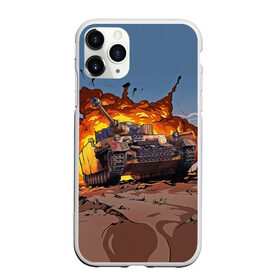 Чехол для iPhone 11 Pro Max матовый с принтом Танк в городе Новоалтайск, Силикон |  | Тематика изображения на принте: 23 февраля | армия | военная техника | военные | военный | защитник отечества | оружие | праздник | праздник защитника | силовые структуры | танк | танки