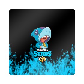 Магнит виниловый Квадрат с принтом Brawl stars leon shark в городе Новоалтайск, полимерный материал с магнитным слоем | размер 9*9 см, закругленные углы | Тематика изображения на принте: bea | bib | brawl stars | crow | el brown | leon | max | nita | sally leon | shark | акула | биа | биби | бравл старс | ворон | игра | леон | макс | нита | оборотень | салли леон | сэлли леон | шарк | эл браун