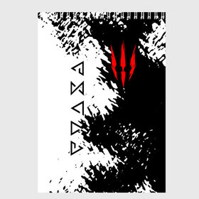 Скетчбук с принтом THE WITCHER. в городе Новоалтайск, 100% бумага
 | 48 листов, плотность листов — 100 г/м2, плотность картонной обложки — 250 г/м2. Листы скреплены сверху удобной пружинной спиралью | Тематика изображения на принте: geralt | the witcher | the witcher wild hunt | witcher | ведьмак | ведьмак 3 | геральт | сериал