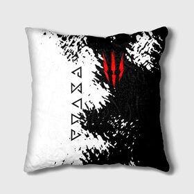 Подушка 3D с принтом THE WITCHER. в городе Новоалтайск, наволочка – 100% полиэстер, наполнитель – холлофайбер (легкий наполнитель, не вызывает аллергию). | состоит из подушки и наволочки. Наволочка на молнии, легко снимается для стирки | geralt | the witcher | the witcher wild hunt | witcher | ведьмак | ведьмак 3 | геральт | сериал