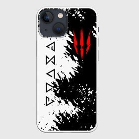 Чехол для iPhone 13 mini с принтом THE WITCHER. в городе Новоалтайск,  |  | Тематика изображения на принте: geralt | the witcher | the witcher wild hunt | witcher | ведьмак | ведьмак 3 | геральт | сериал