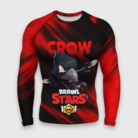 Мужской рашгард 3D с принтом BRAWL STARS CROW в городе Новоалтайск,  |  | bibi | brawl stars | crow | el brown | leon | leon shark | max | sally leon | shark | stars | werewolf | акула | биби | ворон | леон | оборотень