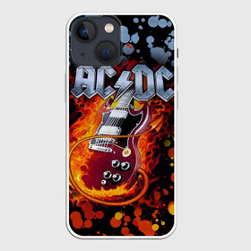 Чехол для iPhone 13 mini с принтом AC DC в городе Новоалтайск,  |  | ac dc | acdc | back in black | columbia | epic | force | guitar | pop | rock | vevo | ангус | блюз | рок | хард | янг
