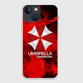 Чехол для iPhone 13 mini с принтом UMBRELLA CORP в городе Новоалтайск,  |  | biohazard | biohazard 7 | crocodile | fang | game | hand | monster | new umbrella | resident evil | resident evil 7 | umbrella | umbrella corp | umbrella corporation | zombie | обитель