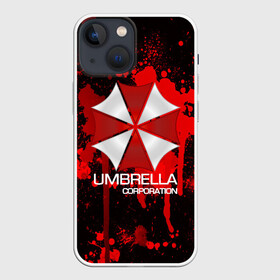 Чехол для iPhone 13 mini с принтом UMBRELLA CORP в городе Новоалтайск,  |  | biohazard | biohazard 7 | crocodile | fang | game | hand | monster | new umbrella | resident evil | resident evil 7 | umbrella | umbrella corp | umbrella corporation | zombie | обитель